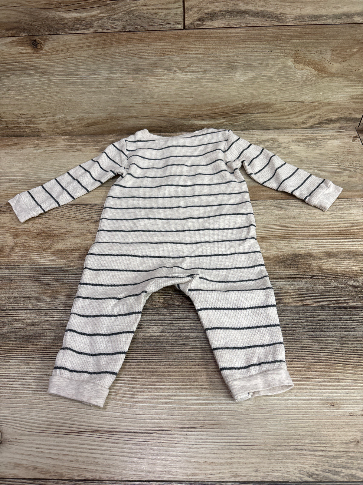 Old Navy Henley Waffle Knit Coverall Beige sz 6-12m