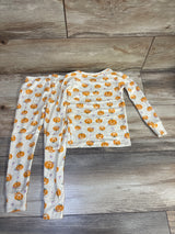 Children's Place 2pc Jack O Lantern Pajama Set Cream sz 3T