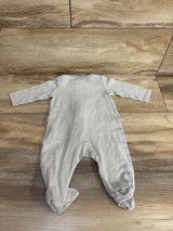 Simple Joys Striped Sleeper White sz 0-3m