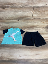 Jordan 2pc Shirt & Shorts Mint sz 3T