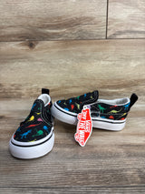 NEW Vans Slip-On V Dino Print, Black sz 5c
