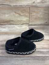 Bearpaw Amber Fur-Lined Slippers Black sz 6c