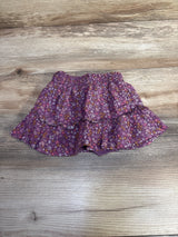 Jumping Beans Floral Skirt Purple sz 12m