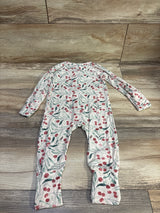 Magnetic Me 'Kiss Me Baby One More Time' Modal Convertible Footie Ivory sz 6-9m