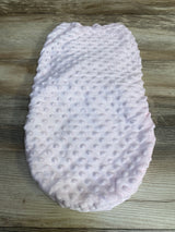 Duck Duck Goose Minky Dot Swaddle Wrap Pink sz 0-3m