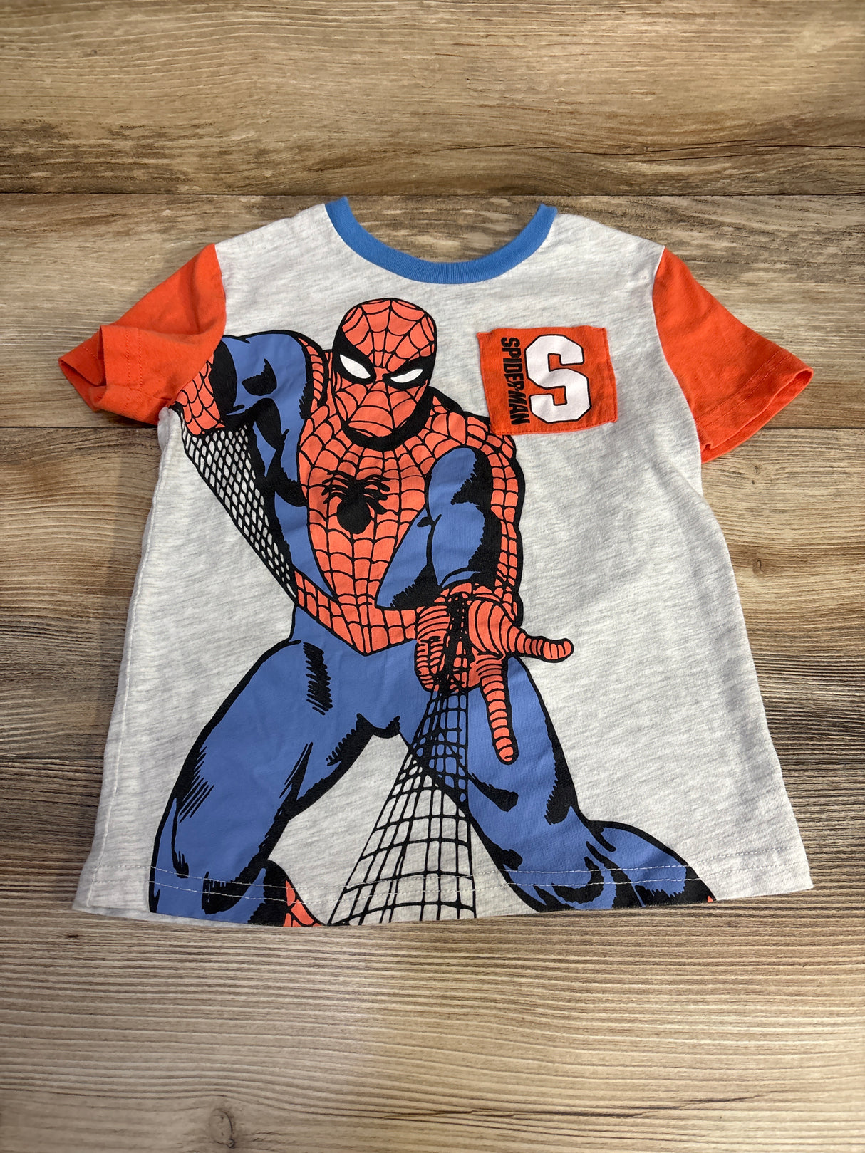 Jumping Beans Spiderman Shirt Grey sz 4T