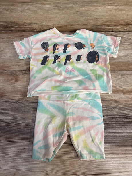 Barbie 2pc Tie-Dye Shirt & Shorts sz 18m - Me n Mommy To Be