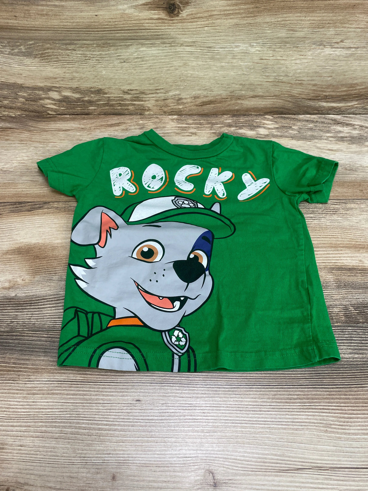 Nickelodeon Paw Patrol Rocky Shirt Green sz 3T