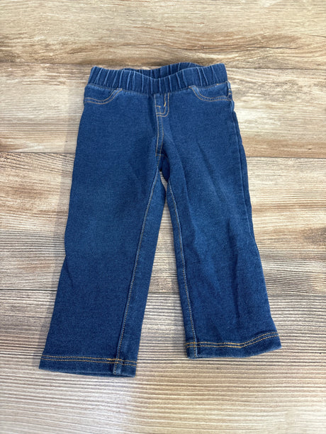 Cat & Jack Pull On Jeggings Blue sz 18m - Me n Mommy To Be