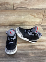 Air Jordan 3 Retro OG TD 'Black Cement' Sneakers sz 10c