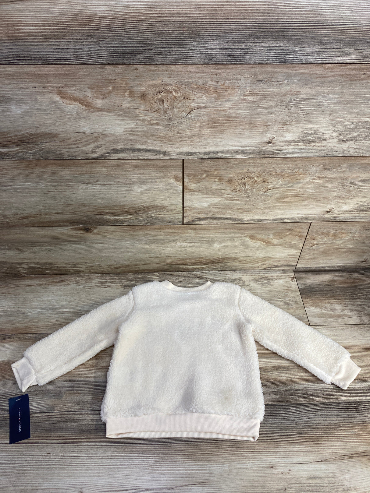 NEW Tommy Hilfiger Sherpa Sweatshirt Cream sz 3T
