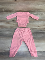 Cloud Island 2pc Hello Bodysuit & Pants Set Pink sz Newborn