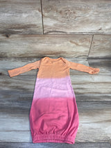 Honest Baby Organic Sleep Gown Orange sz 0-6m