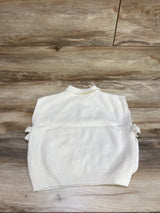 Zara Knit Henley Pullover White sz 4-5T