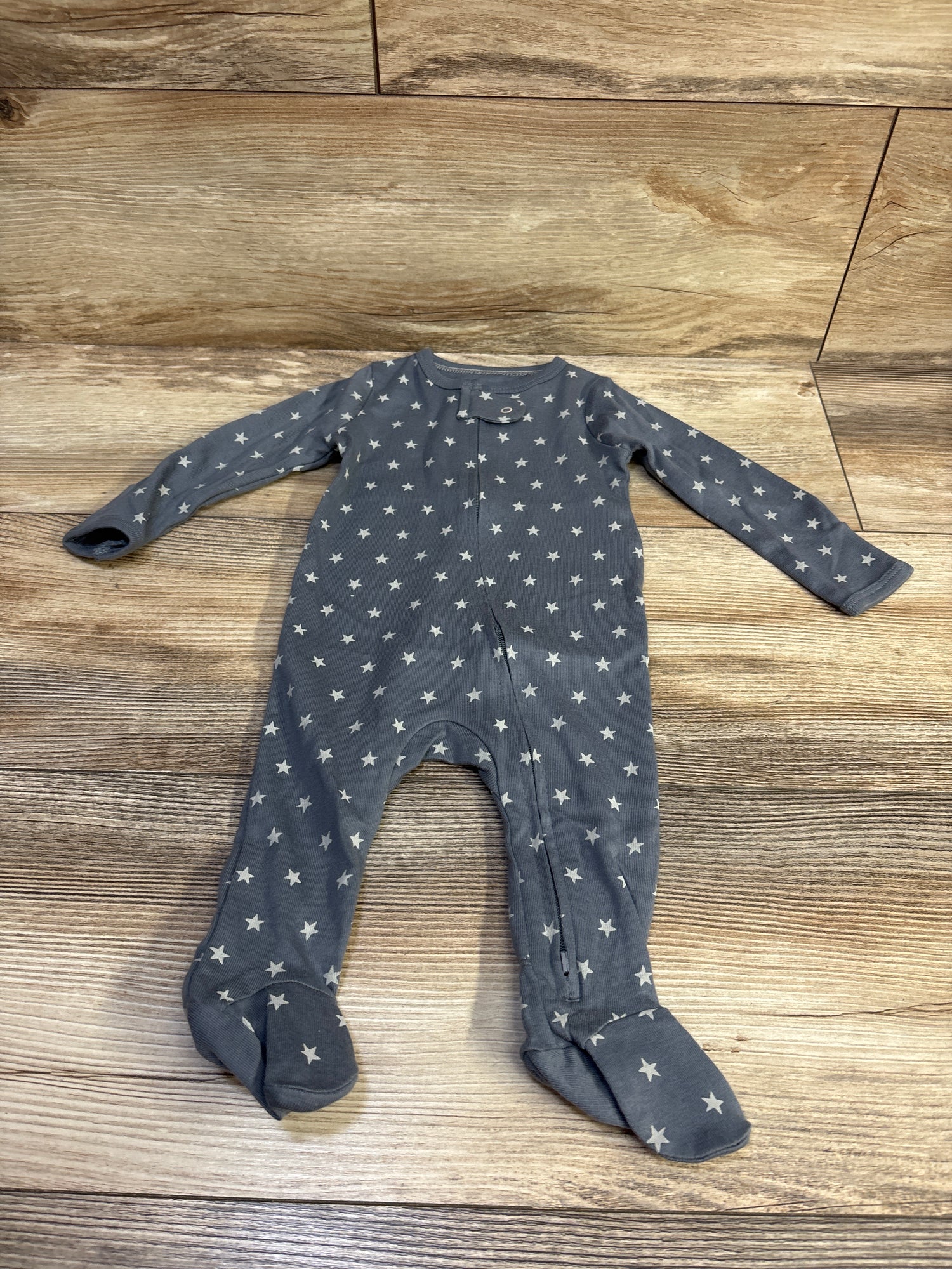Cloud Island Star Print Sleeper Grey sz 0-3m