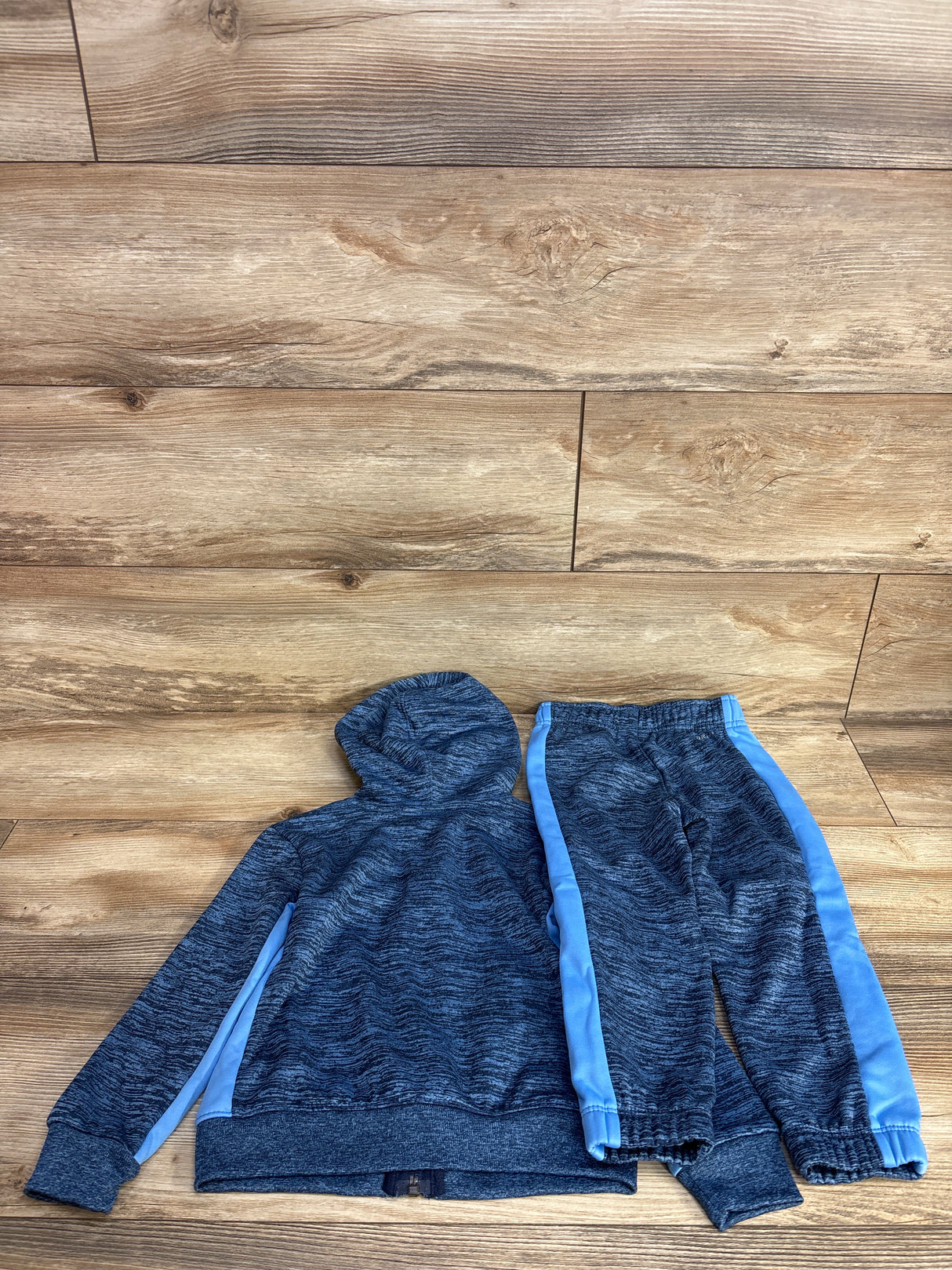 Nike 2pc Dri-Fit Full Zip Hoodie & Jogger Set Blue sz 3T