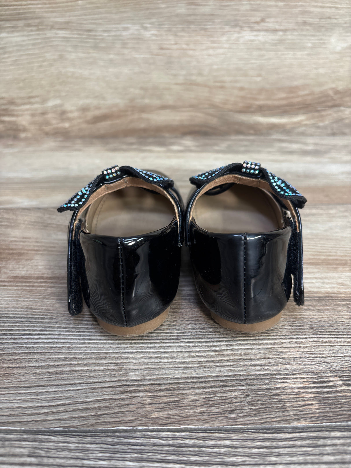 THEE BRON Patent Leather Mary Jane Ballet Flats Black sz 8c