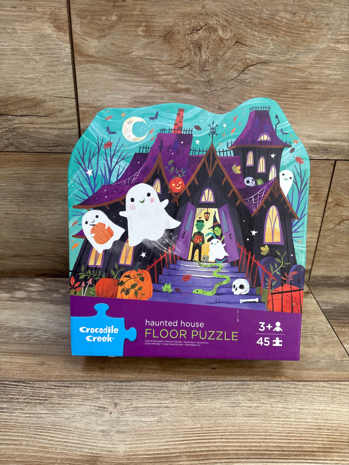 Crocodile Creek Haunted House Floor Puzzle 45pc