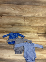 Carter's 3pk Bodysuits Blue sz 3m
