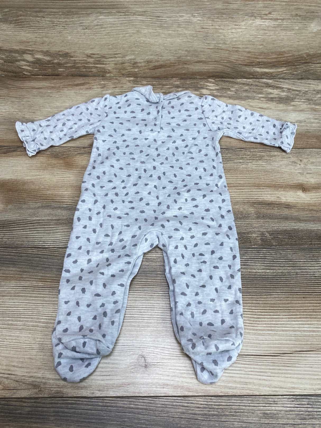 Rene Rofe Cat Footed Coverall Grey sz 0-3m