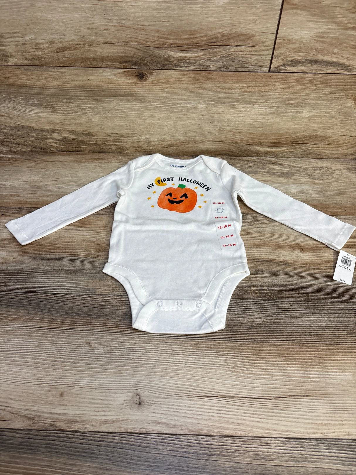 NEW Old Navy My First Halloween Bodysuit White sz 12-18m - Me n Mommy To Be