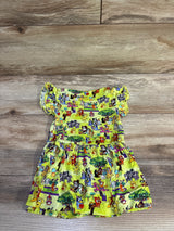 Bamboozle Bamboo Bluey Bodysuit Dress Lime sz 12-18m