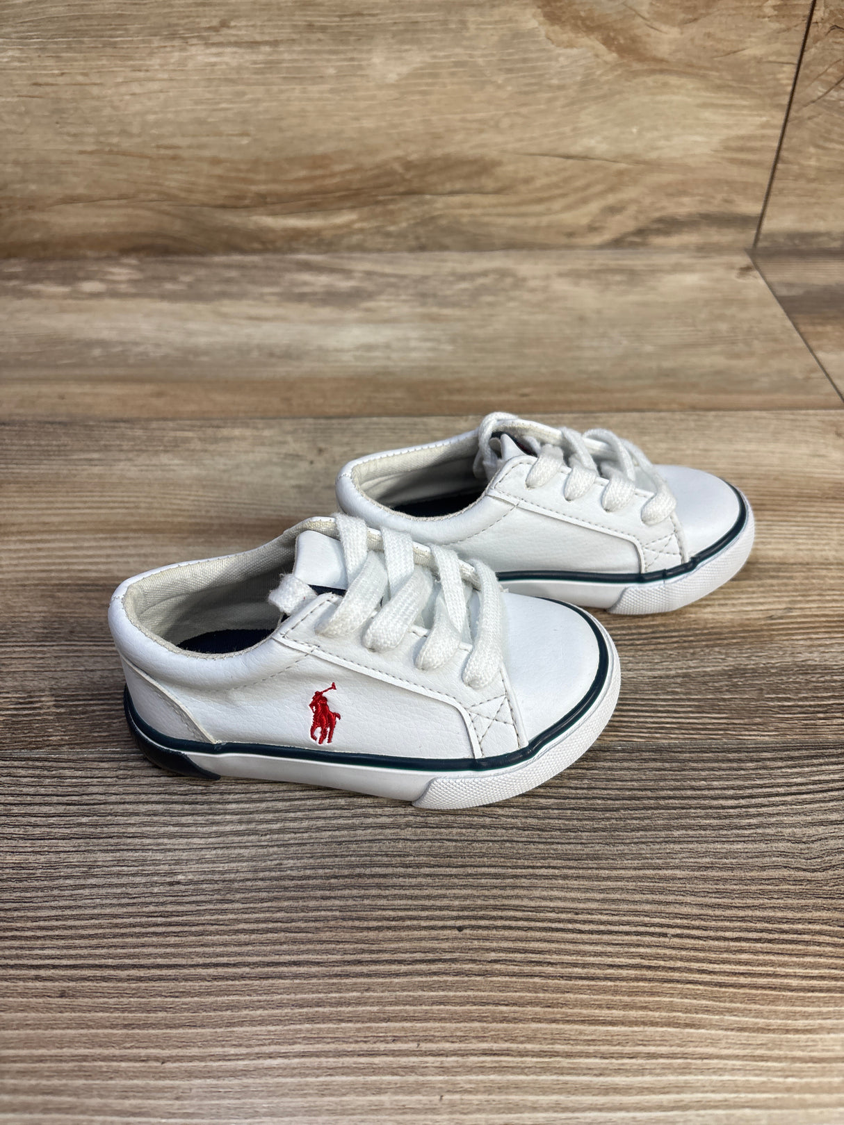 Polo Ralph Lauren Lace-Up Sneakers White sz 6c
