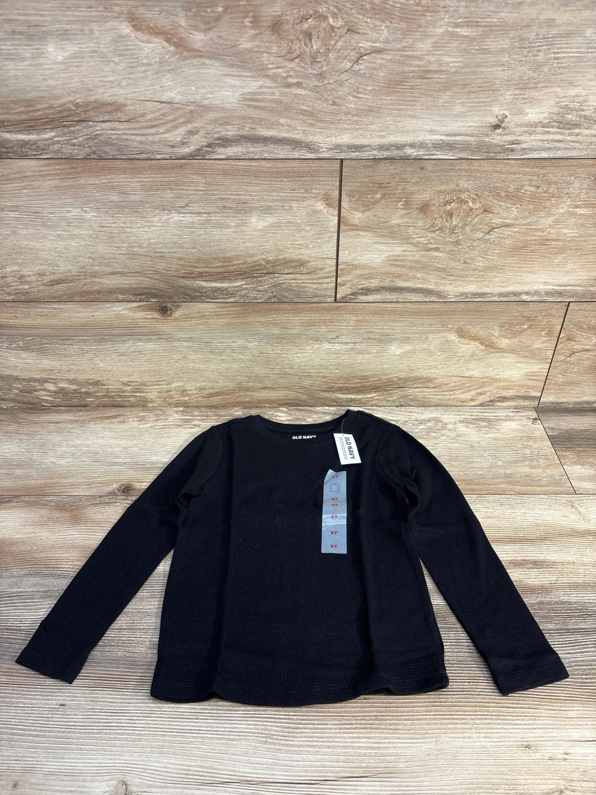 NEW Old Navy Solid Black Thermal Shirt sz 5T