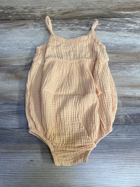 Grayson Collective Bubble Romper Orange sz 12m - Me n Mommy To Be