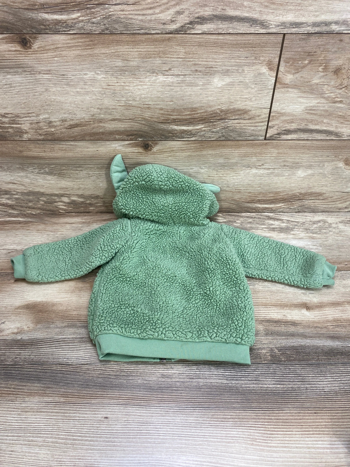 Star Wars The Child Sherpa Hoodie Green sz 12m