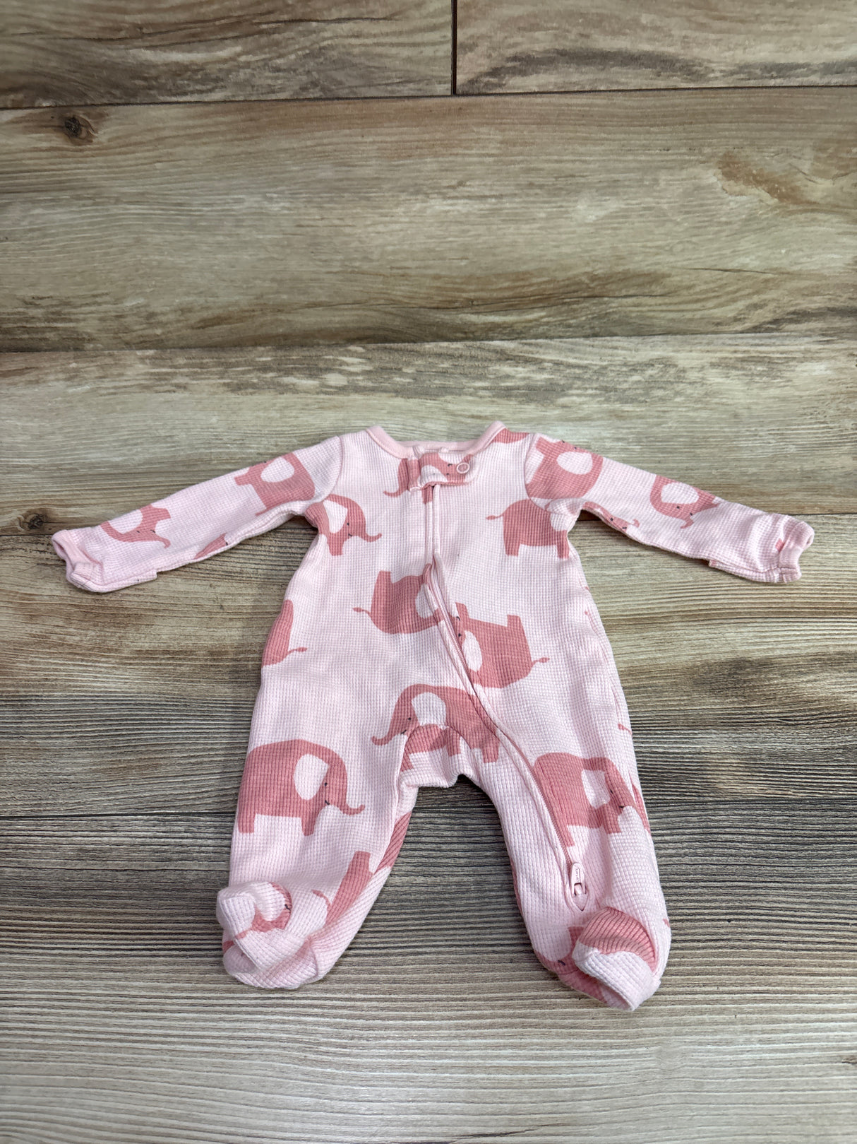 Simple Joys Waffle Knit Sleeper Pink sz Preemie