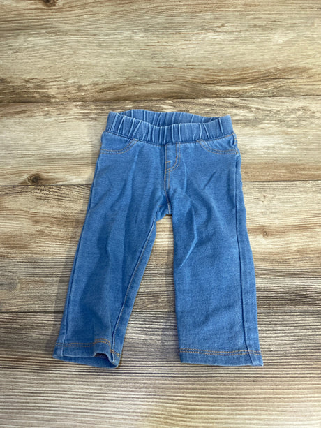 Cat & Jack Pull On Jeggings Blue sz 12m - Me n Mommy To Be
