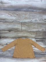 H&M Long Sleeve Henley Shirt Caramel sz 5/6T