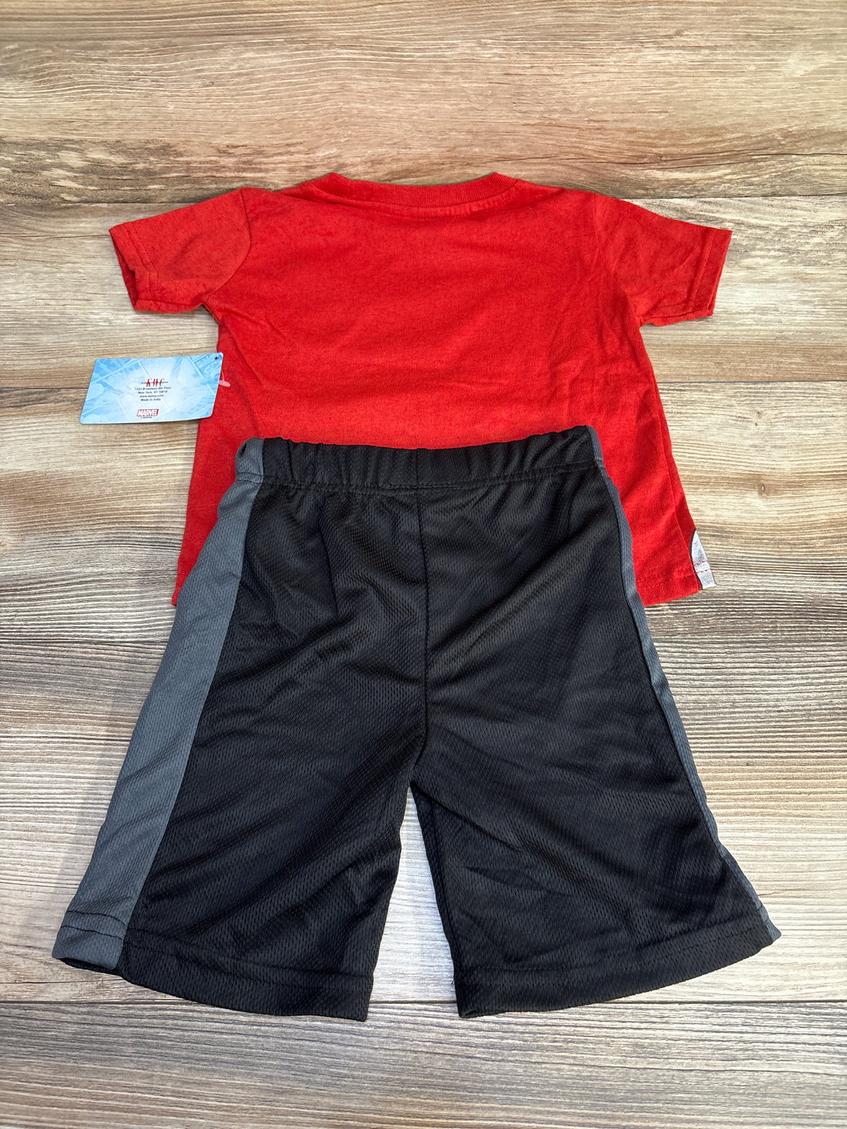 NEW Marvel 2pc Spiderman Set Red sz 2T