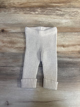 Hanna Andersson Sweater Knit Leggings White sz 0-3m