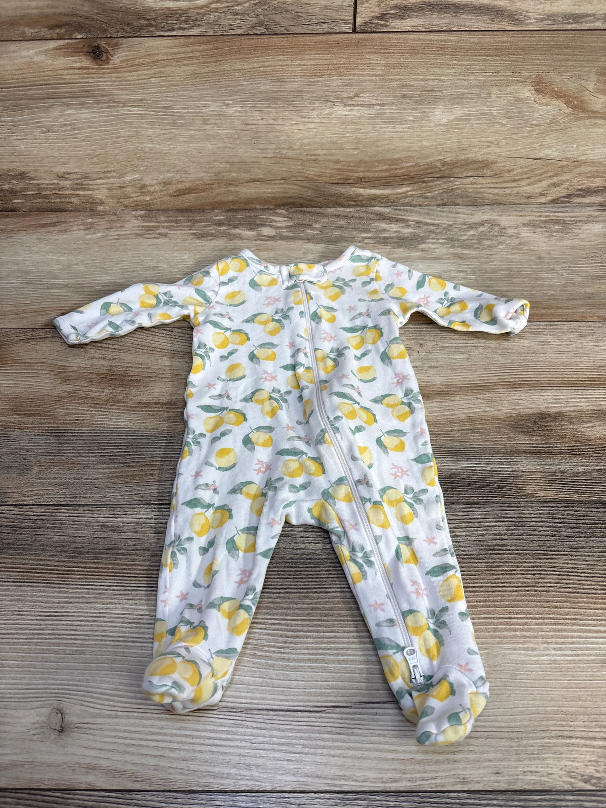 Nordstrom Lemon Print Sleeper White sz Newborn