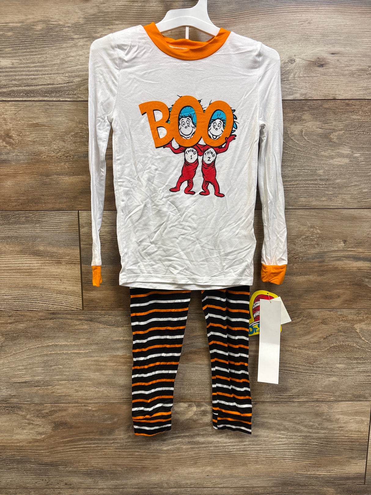 NEW Dr. Seuss Thing 1 Thing 2 Long Sleeve 2pc Viscose Snug Fit Pajama Set sz 5T