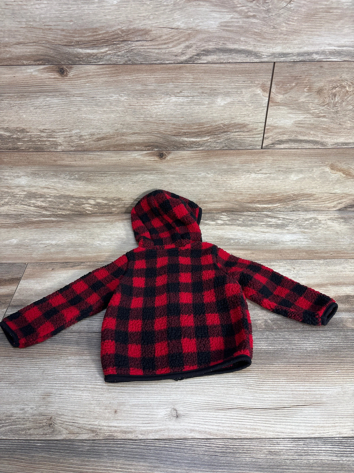 Just One You Sherpa Full Zip Pull Over Hoodie Red sz 18m