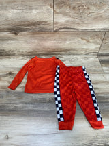 Disney 2pc Cars Pajama Set Red sz 12m