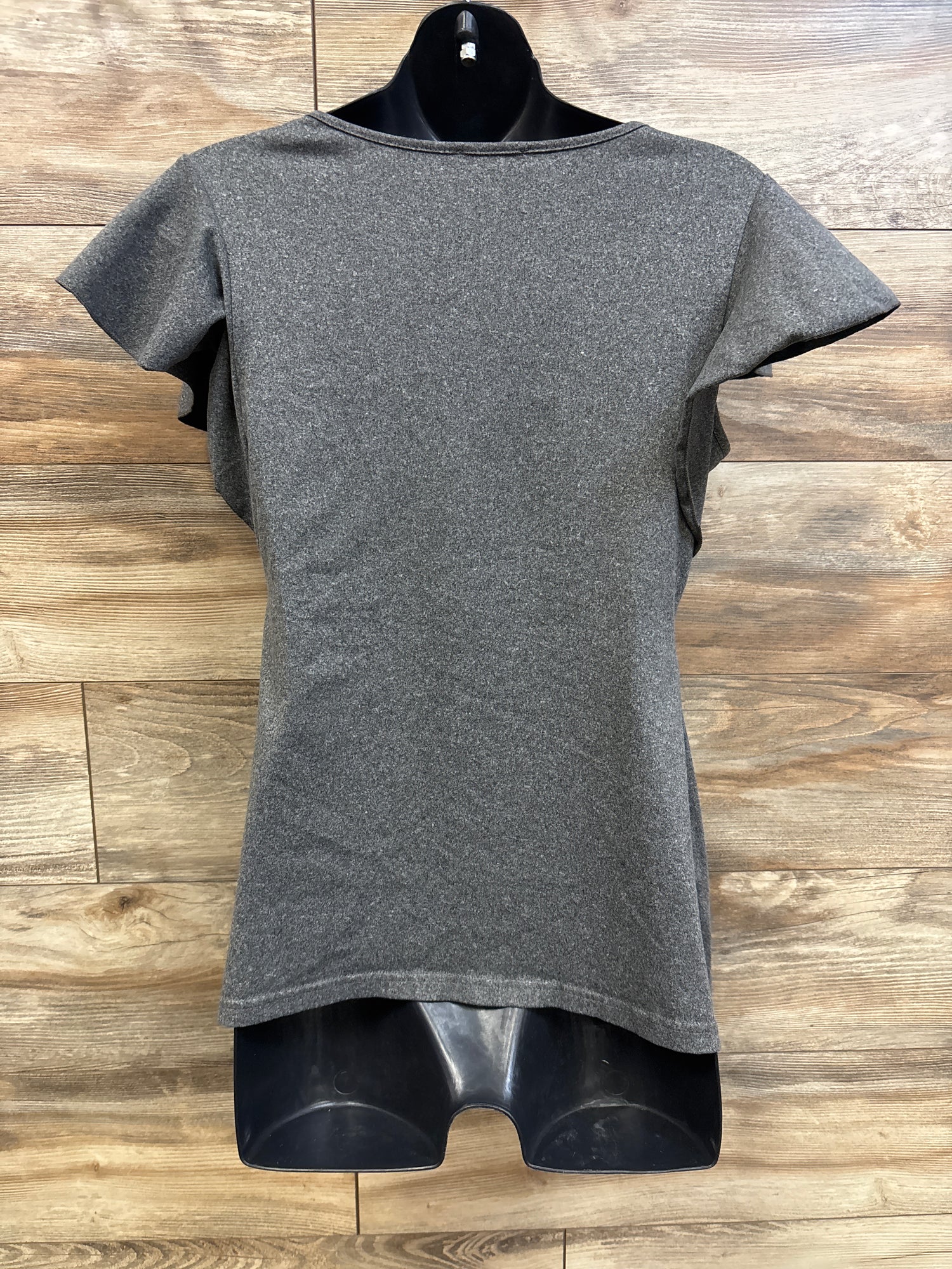 Ekouaer Maternity V-Neck Nursing Shirt Grey sz Medium