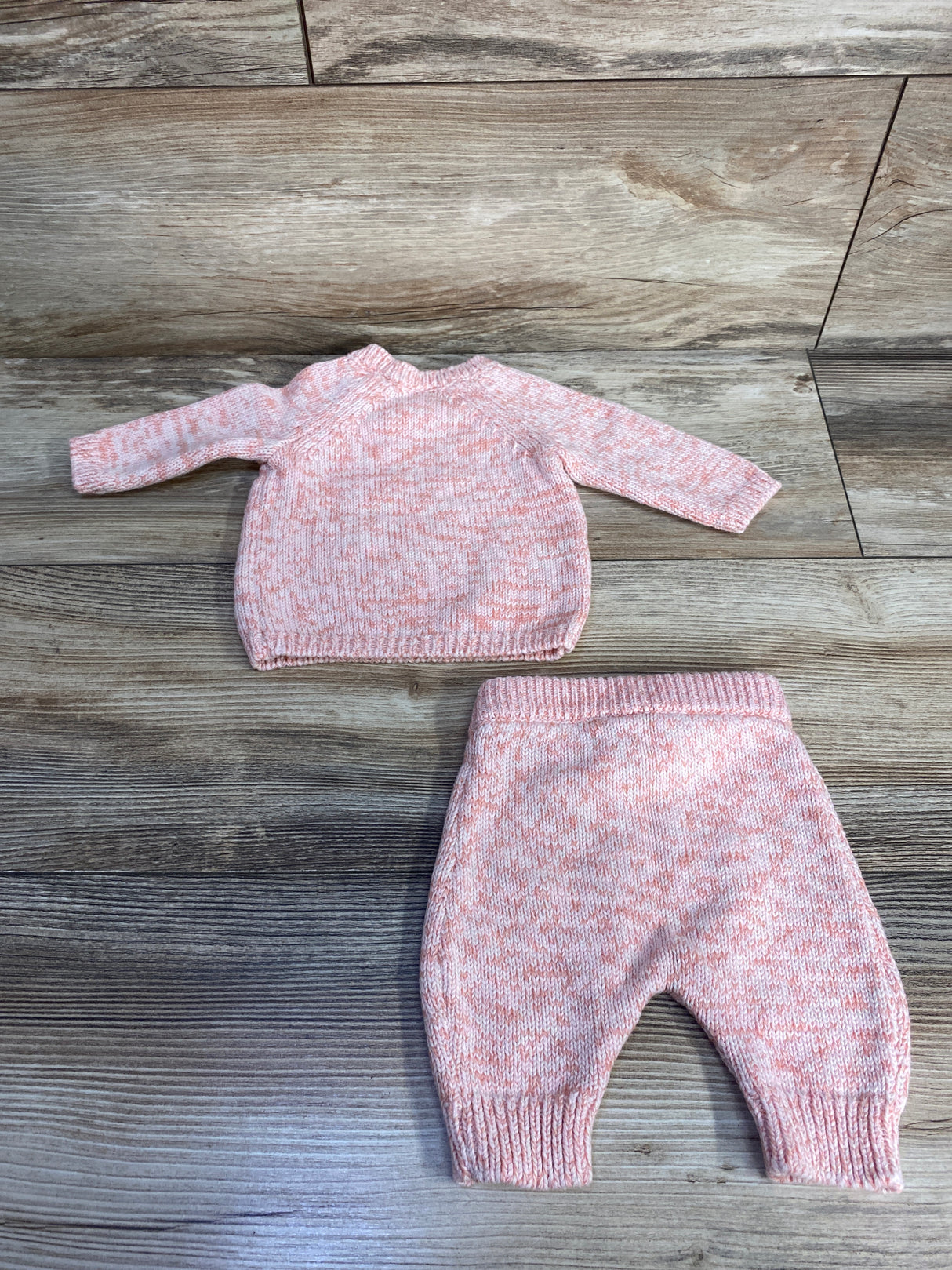 Just One You 2pc Knit Sweater & Pants Set Pink sz Newborn
