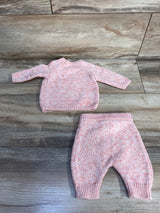 Just One You 2pc Knit Sweater & Pants Set Pink sz Newborn