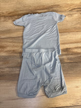 Vaenait Baby 2pc Bamboo Short Pajama Set Blue sz 6-12m