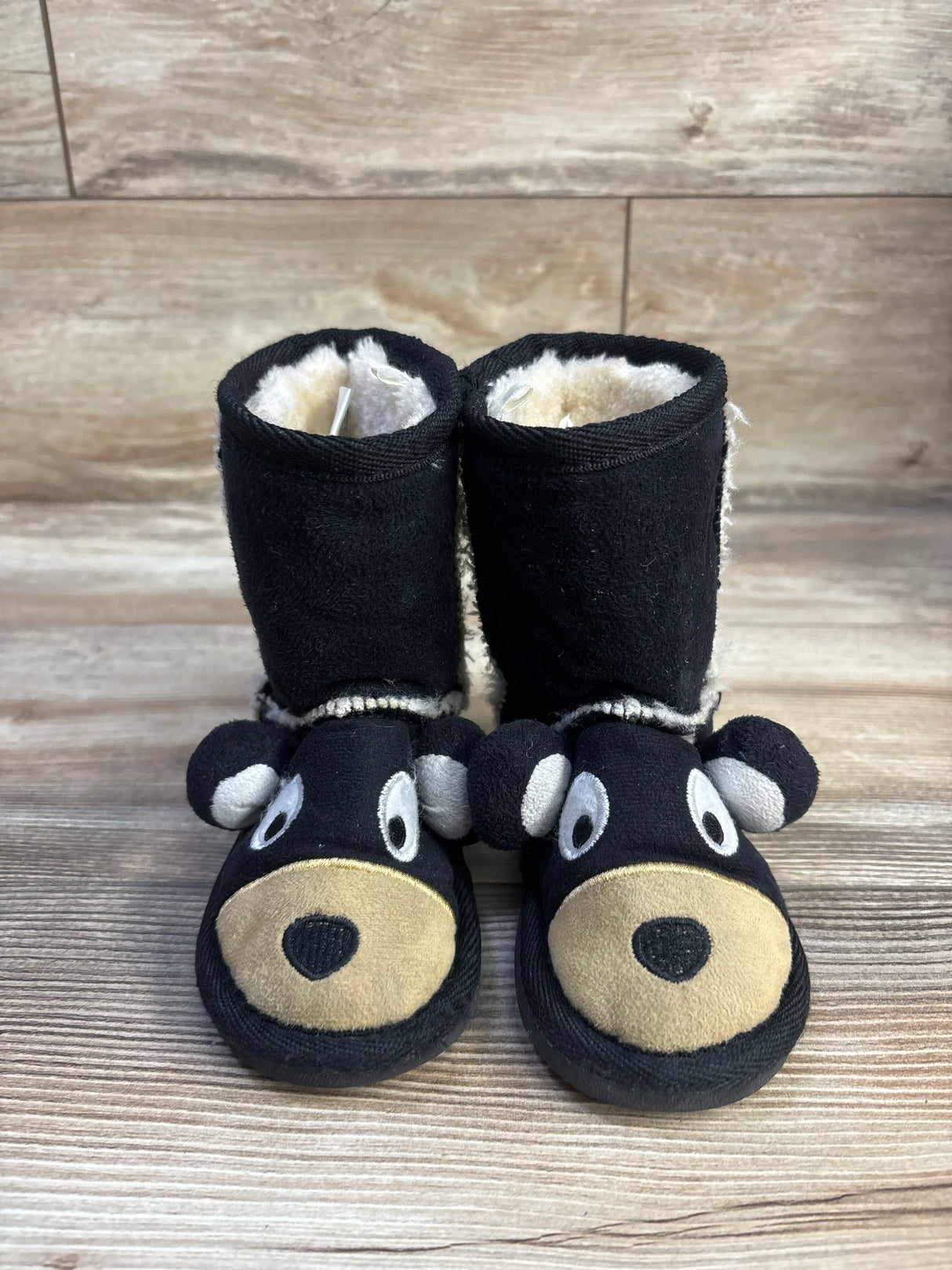 Lazy One Kid's Bear Slipper Boots sz 6/7c