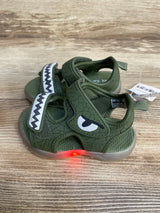 NEW Carter's Rugged Light Up Sandals Olive sz 5c