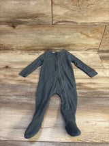 Copper Pearl Ribbed Footie Sleeper Grey sz 0-3m