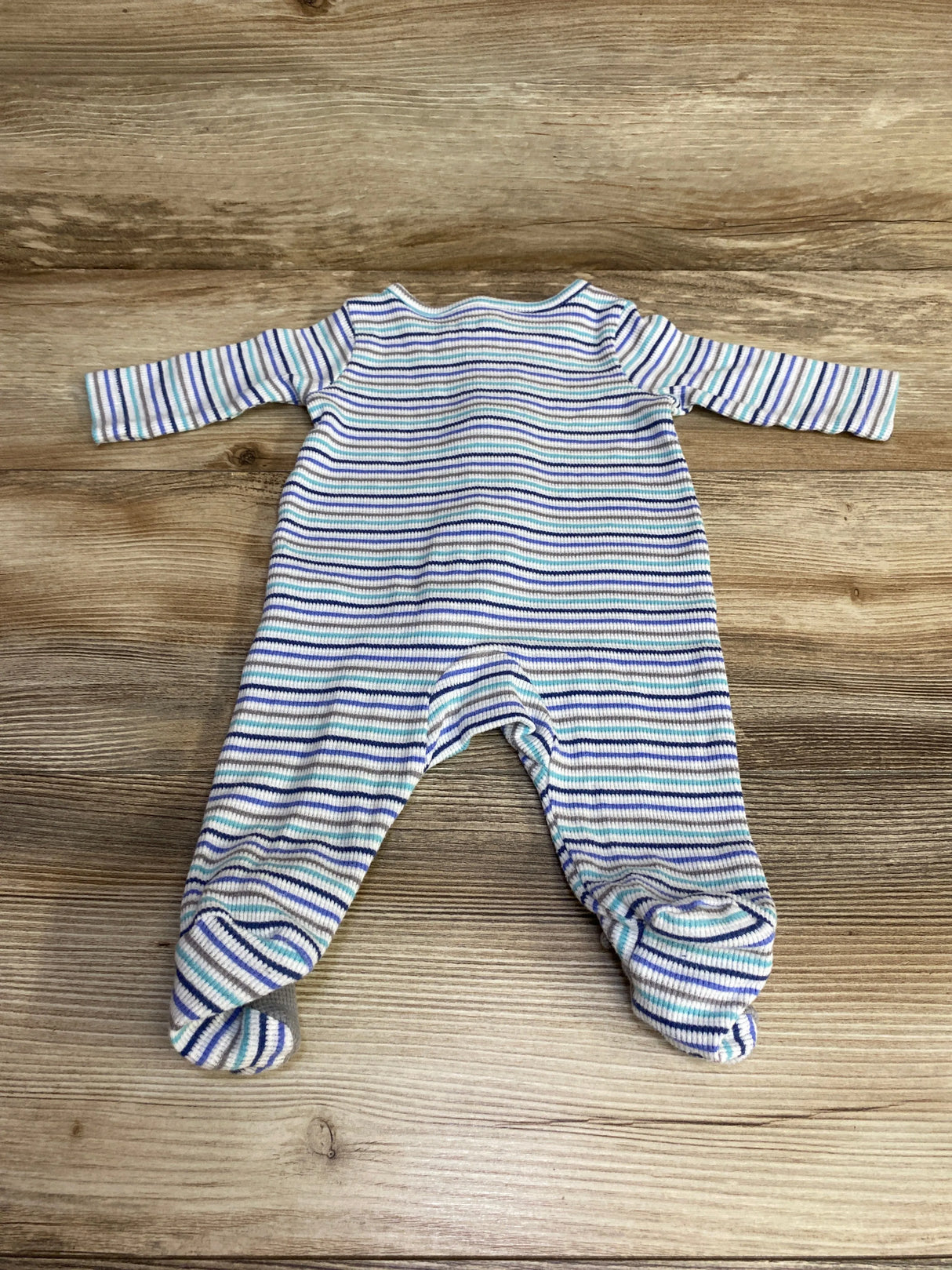 Just One You Striped Sleeper White sz 3m