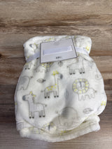 NEW Baby Elements Plush Blanket & 3 Hats - 4pc Gift Set