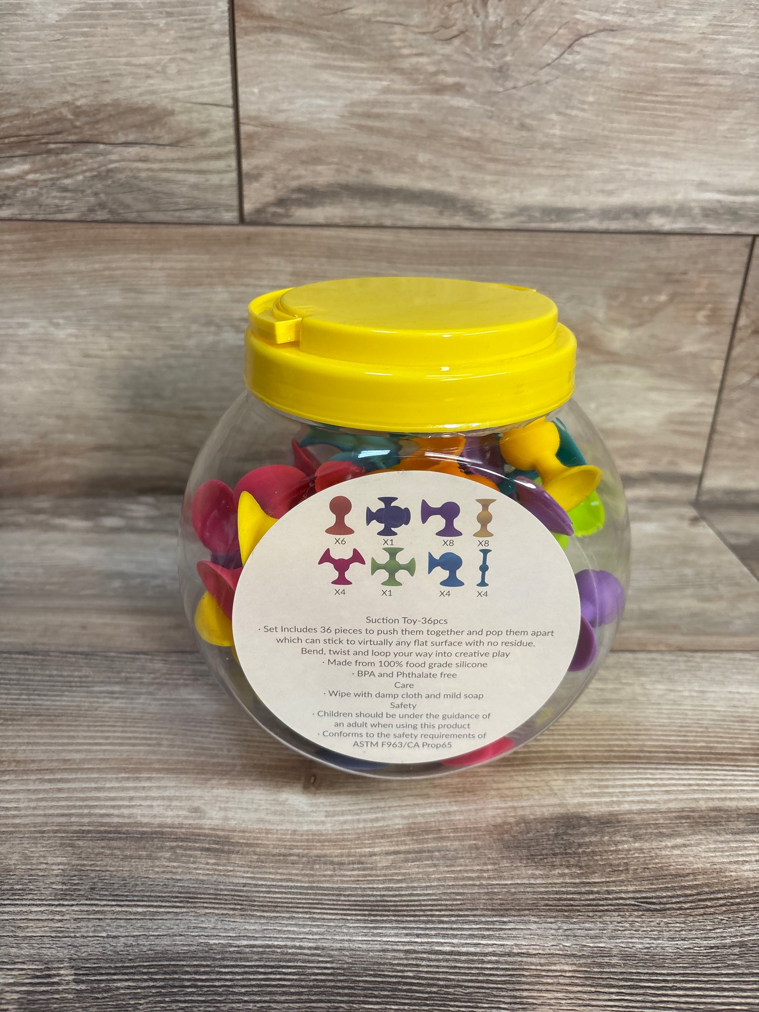 Charlie & Aria 36ct. Silicone Suction Toy