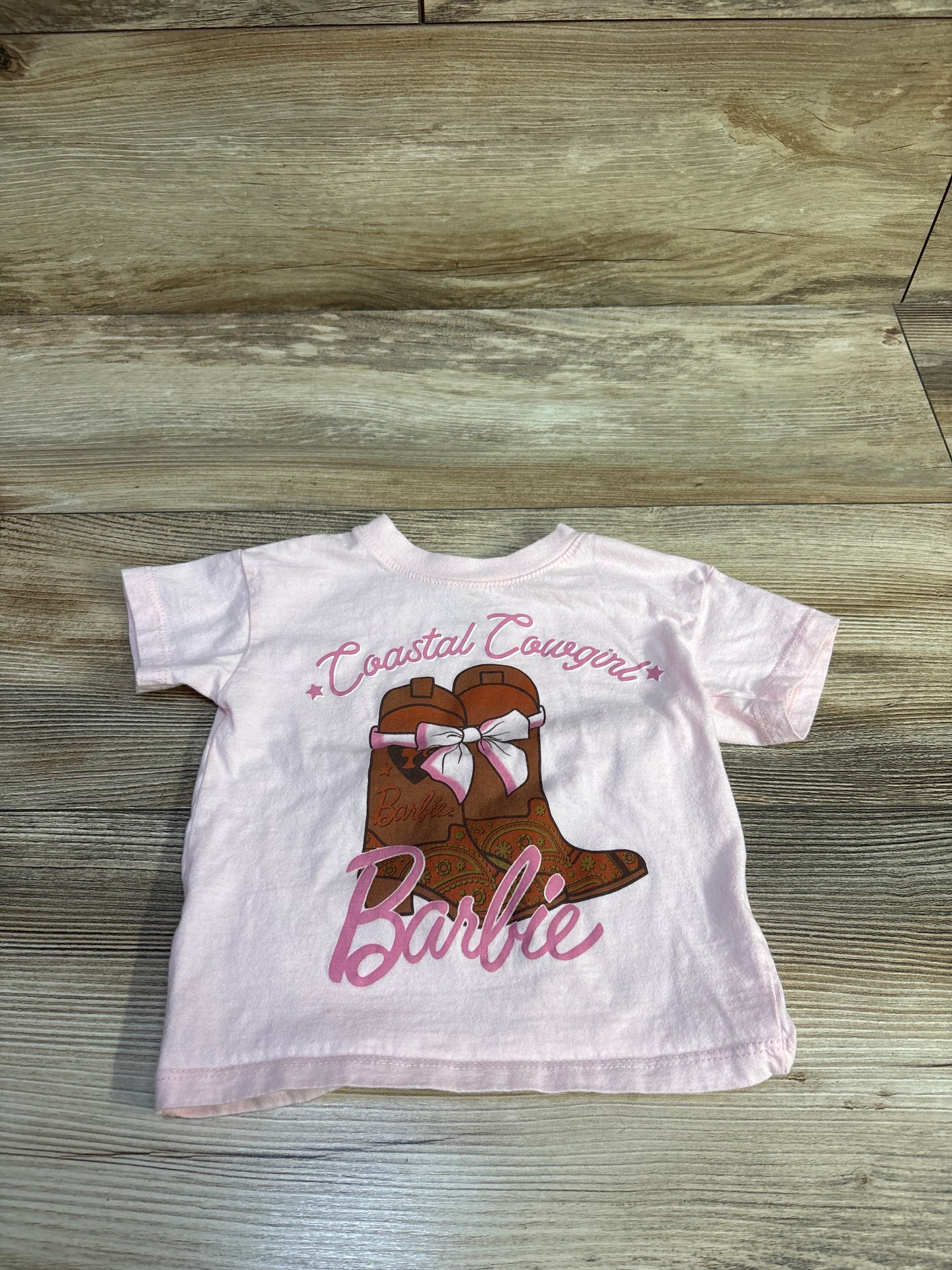 Barbie Coastal Cowgirl Shirt Pink sz 12m